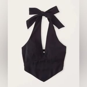 Abercrombie and Fitch Pointed Halter Top